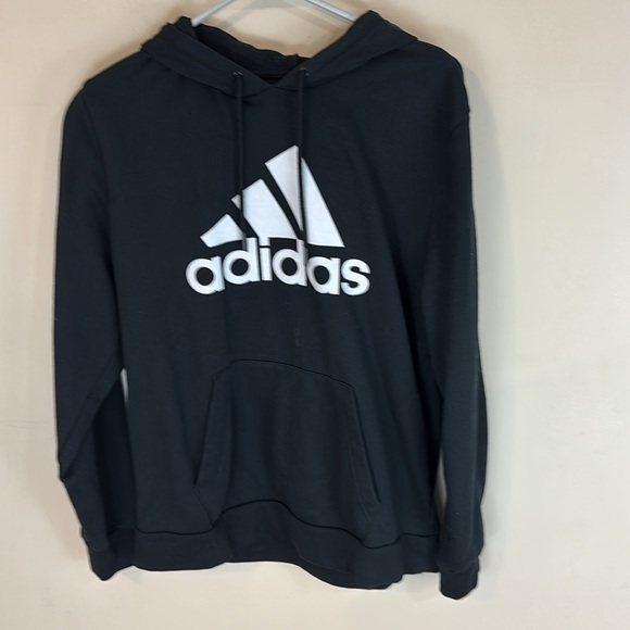 Adidas Golf Black Hoodie Hooded Sweatshirt Size Large - Picture 1 of 12